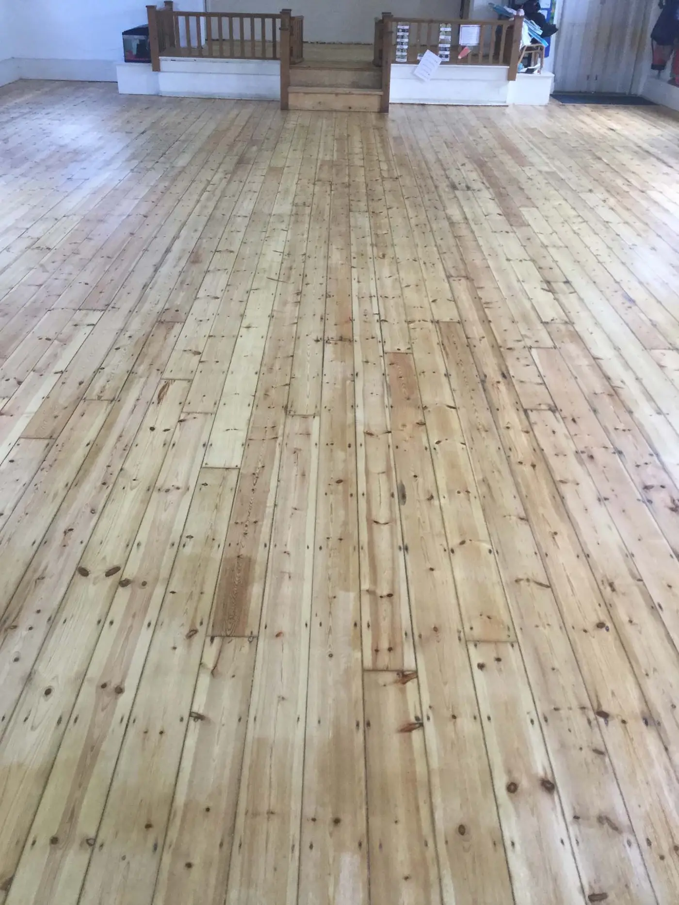 Wood floor sanding