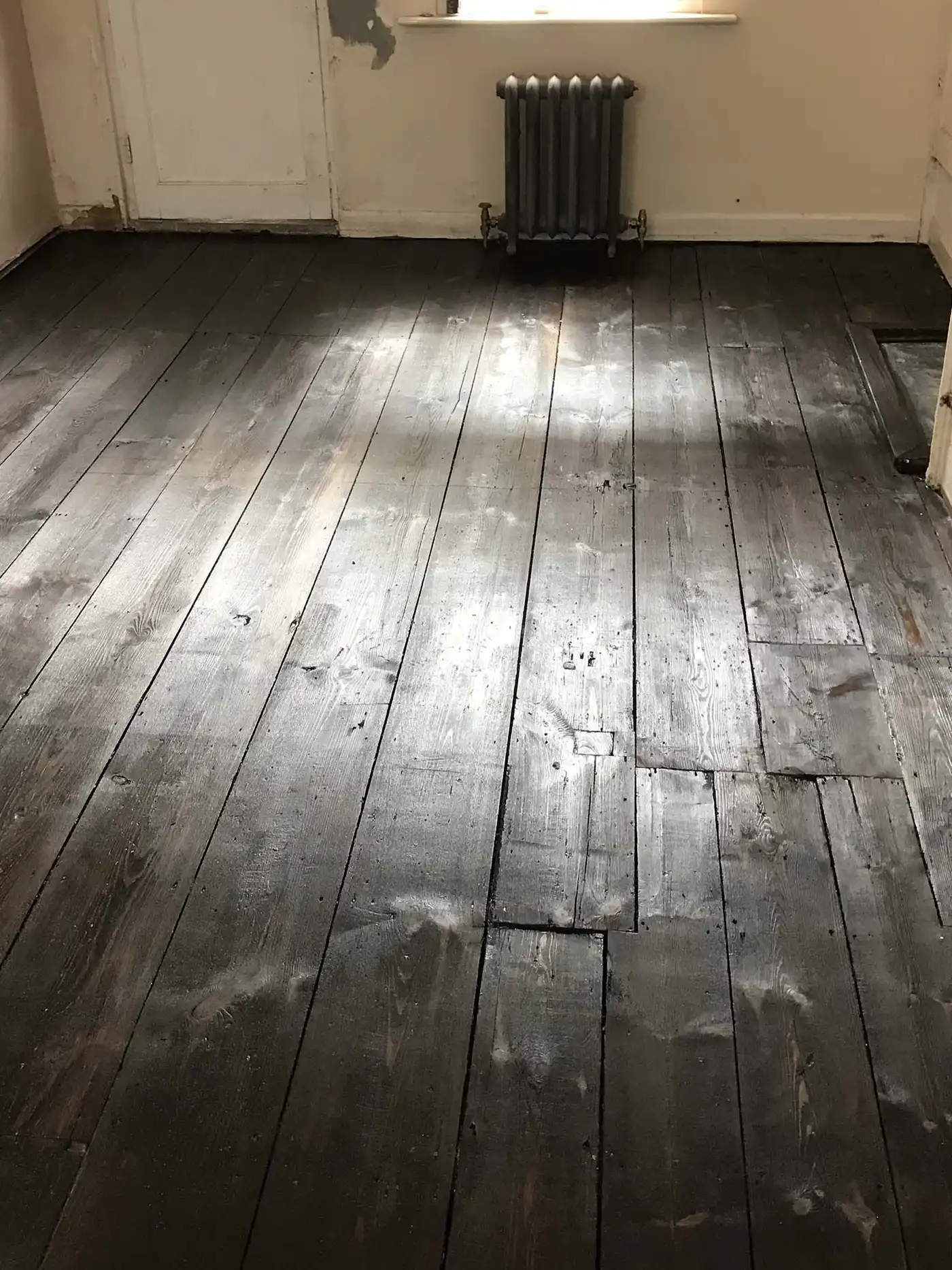Wood floor sanding
