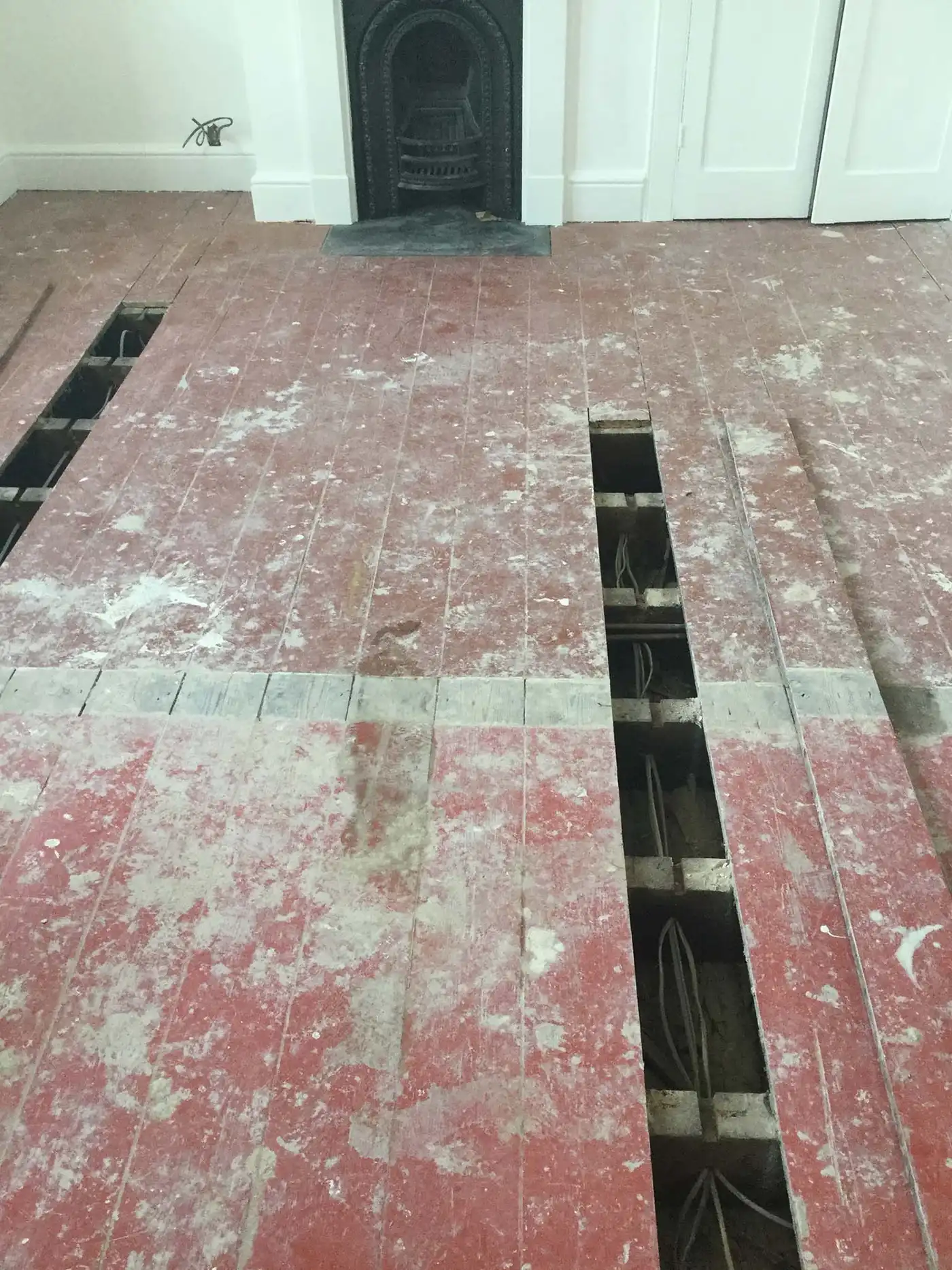 Wood floor sanding