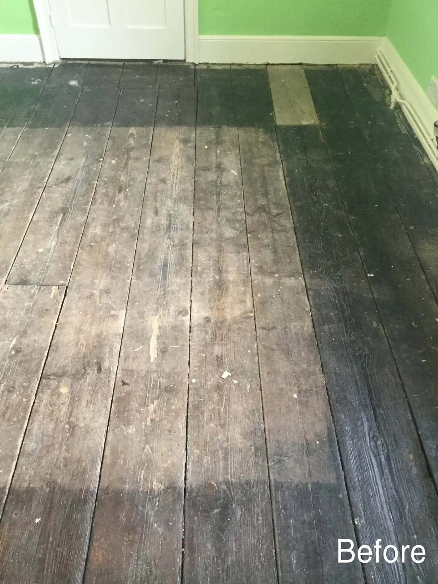 Wood floor sanding