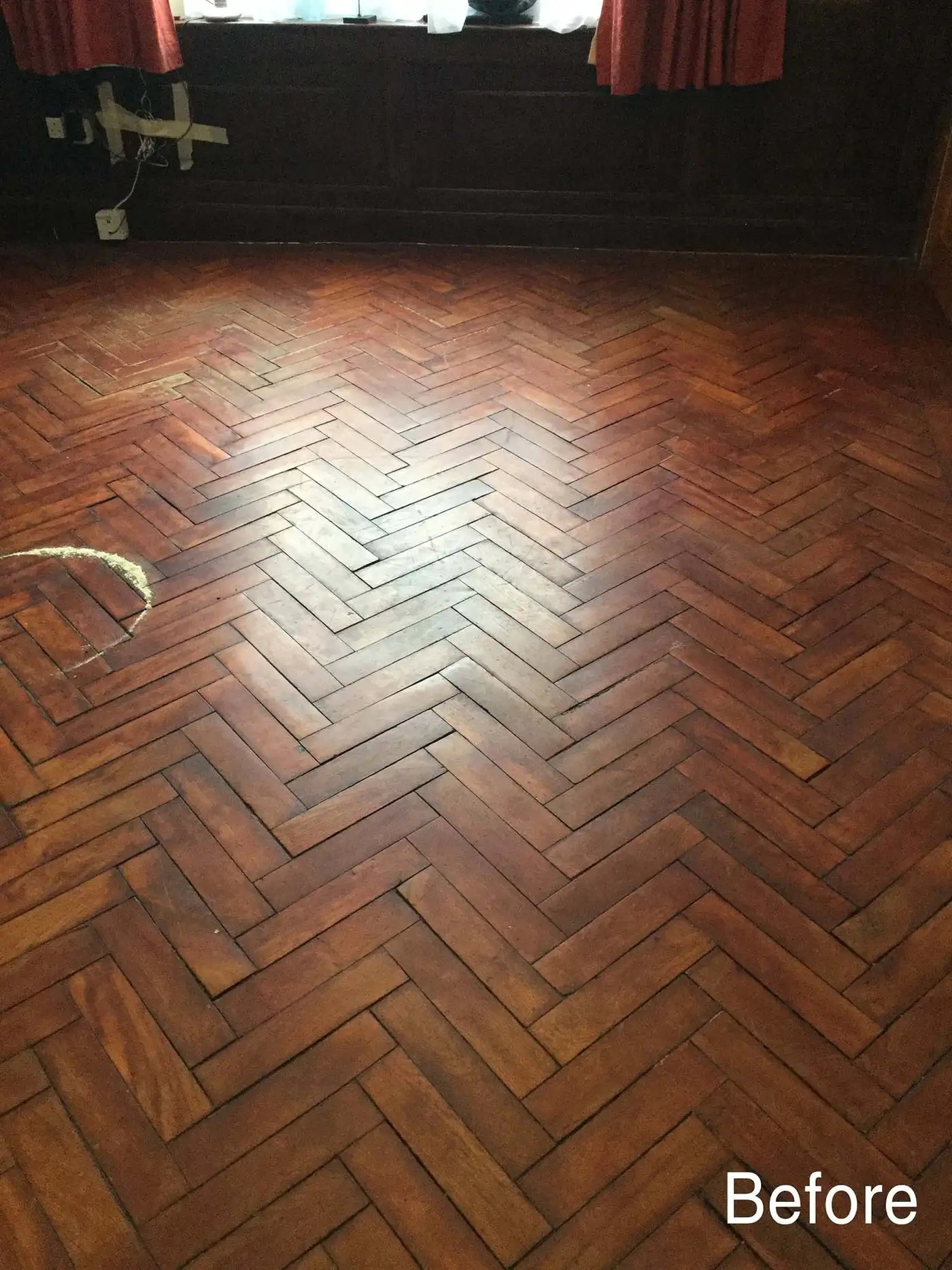 Wood floor sanding