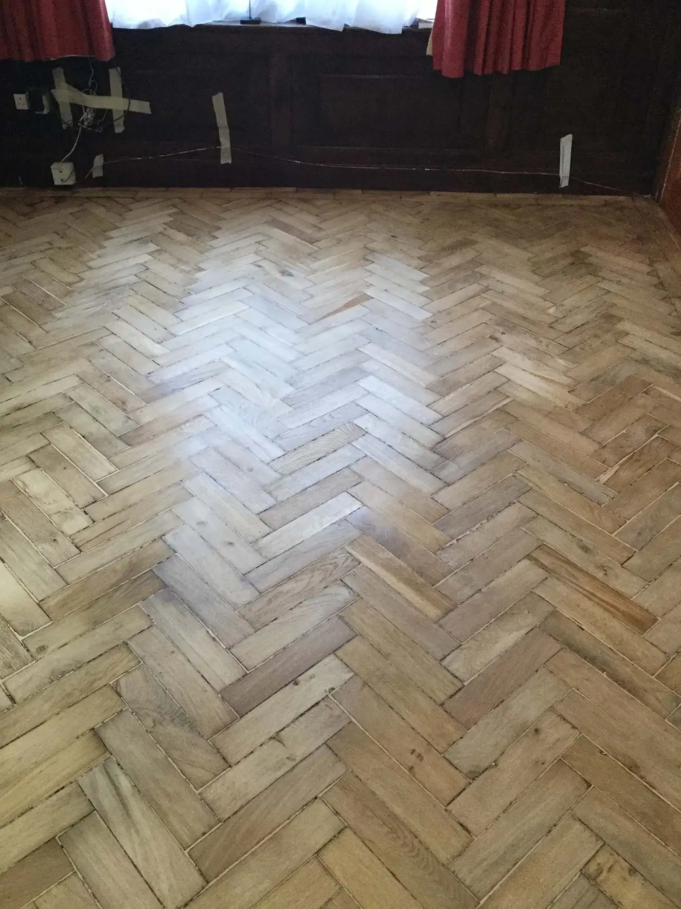 Wood floor sanding