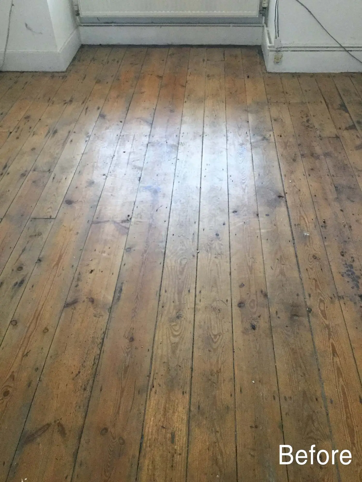 Wood floor sanding