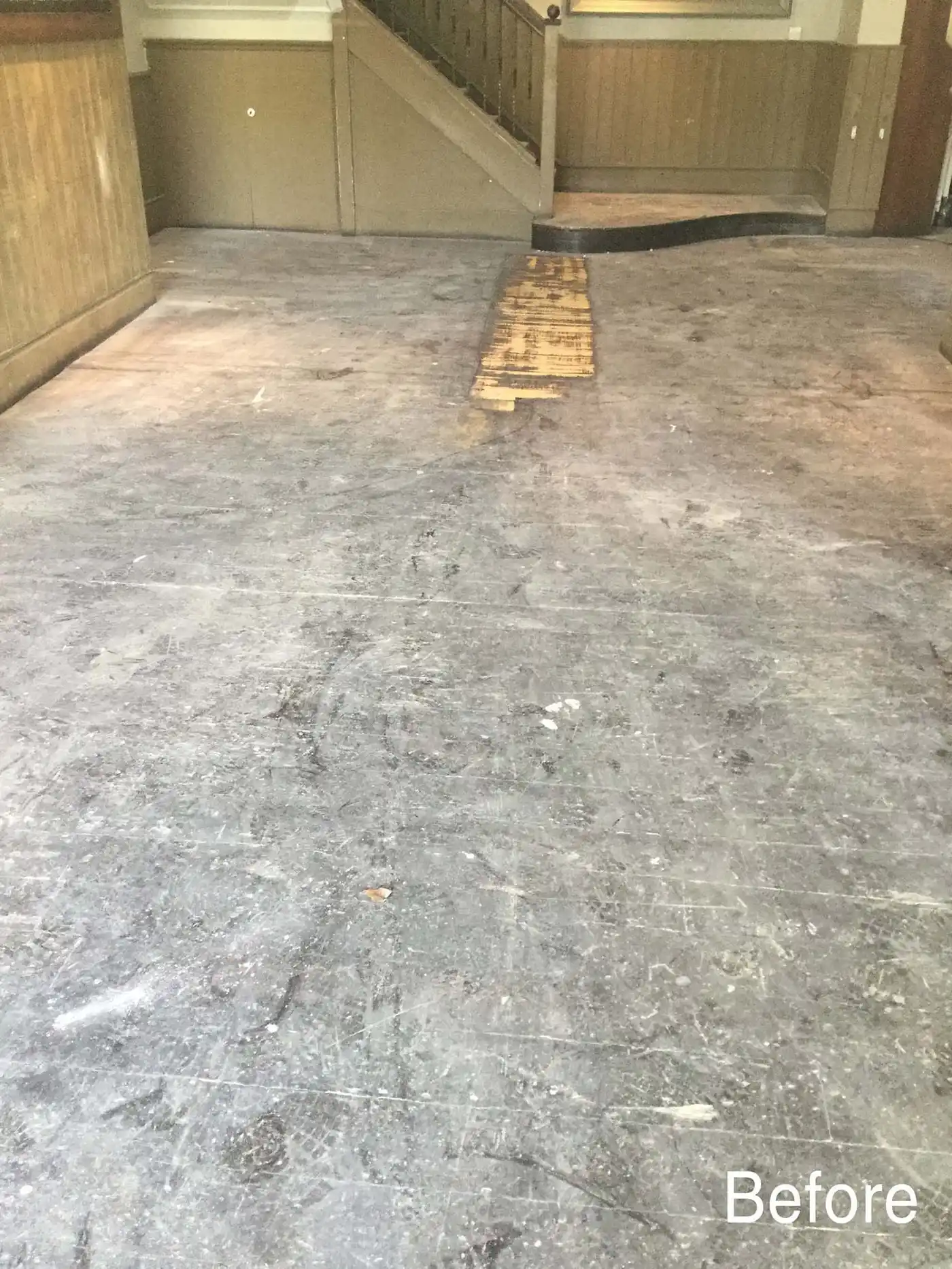 Wood floor sanding