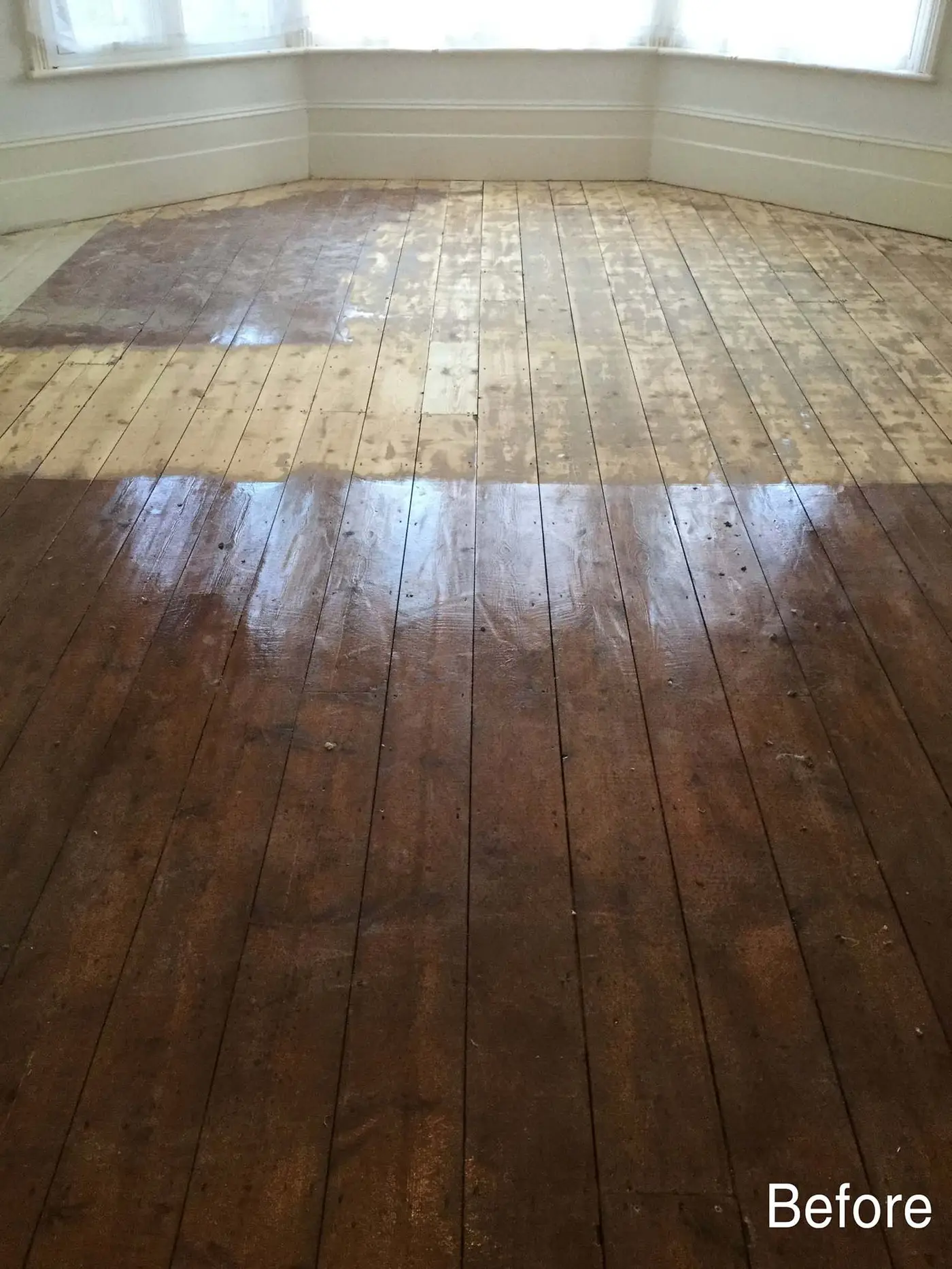 Wood floor sanding