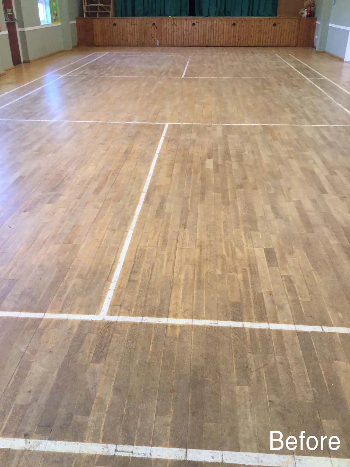 Wood floor sanding