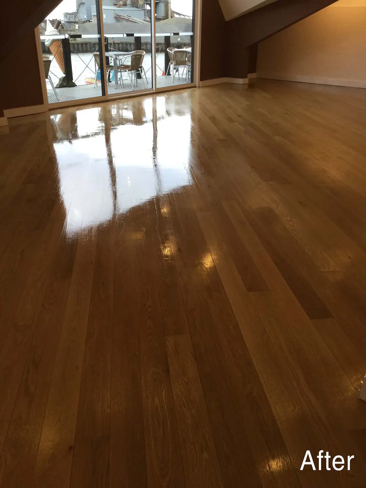 Wood floor sanding