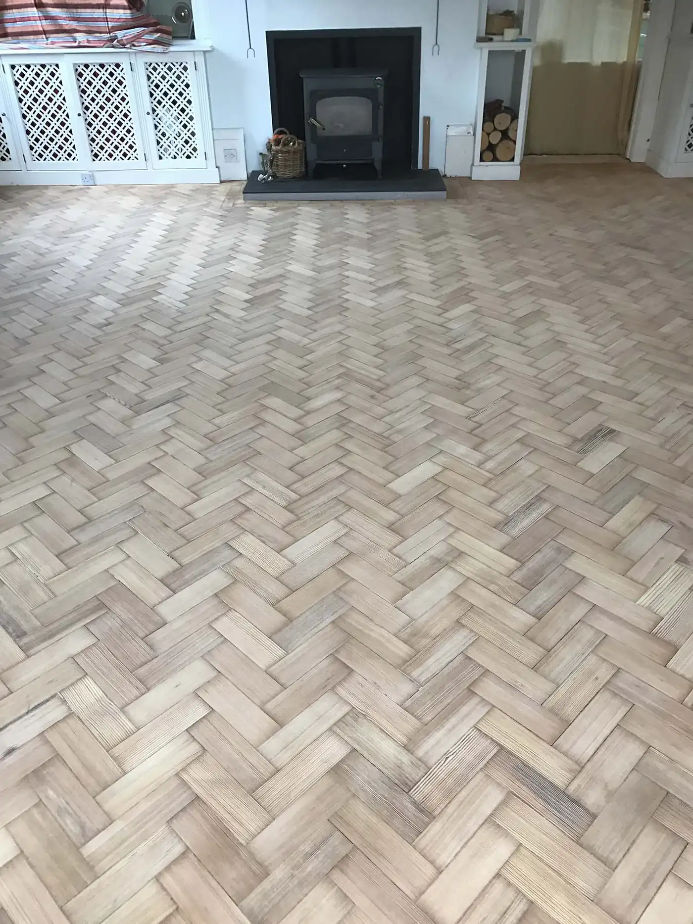 Wood floor sanding
