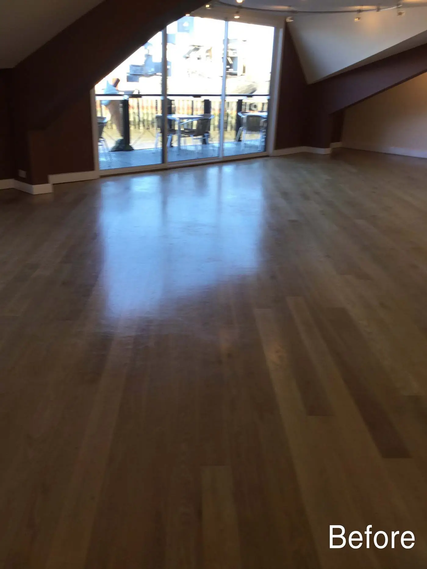 Wood floor sanding